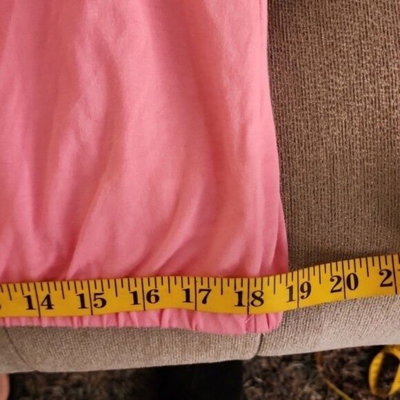 A New Day bubblegum pink barbiecore one ruffled shoulder top size large - Picture 6 of 8